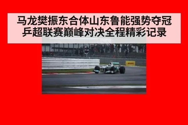 马龙樊振东合体山东鲁能强势夺冠乒超联赛巅峰对决全程精彩记录
